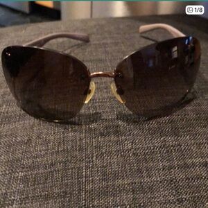 CHANEL Brown Sunglasses